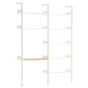 &amp;tradition Rombe B Wandkast Met Bureau IF1&amp;IF5 Alabaster