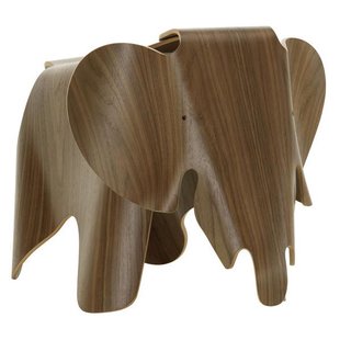 Vitra Eames Elephant Plywood Olifant Kinderstoel Naturel Walnut