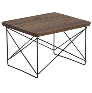 Vitra Occasional LTR Salontafel Zwart Onderstel Walnut