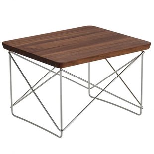 Vitra Occasional LTR Salontafel Chrome Onderstel Walnut