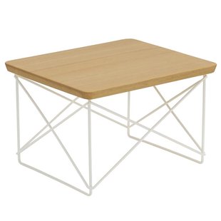 Vitra Occasional LTR Salontafel Wit Onderstel Chestnut