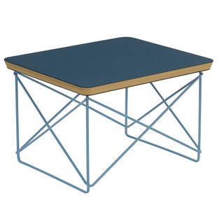 Vitra Occasional LTR Salontafel Multicolour Blauw Onderstoel Linoleum Smoke Blue
