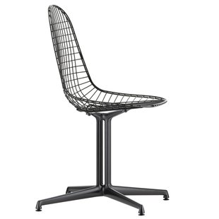Vitra Eames Wire Chair DKL Stoel Basic Dark