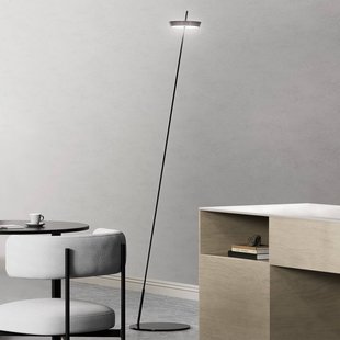 Sigor LED vloerlamp Mahina, zwart, hoogte 130 cm, metaal, CCT