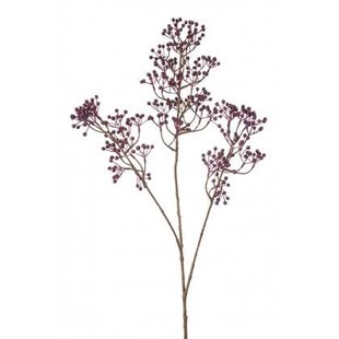 Fleurdirect Kunsttak Rosehip - Bordeaux|Paars - Kunststof