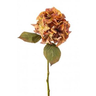 Fleurdirect Kunsttak Hydrangea - Oranje|Roze - Kunststof