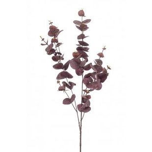 Fleurdirect Kunsttak Eucalyptus - Paars|Rood|Bordeaux - Kunststof