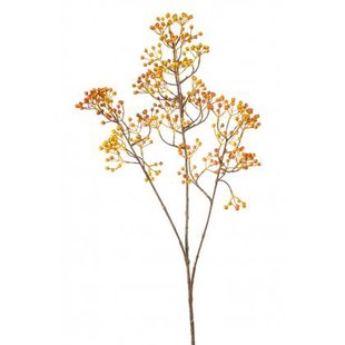 Fleurdirect Kunsttak Rosehip - Terra|Oranje - Kunststof