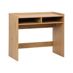 sweeek - Bureau hout decor 2 opbergvakken