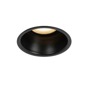 QAZQA Smart inbouwspot zwart IP44 incl. Wifi GU10 50mm - Dept