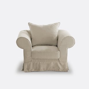 Fauteuil, katoen, uitstekend comfort, Adelia
