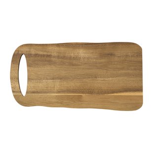 Borrelplank acacia - bruin - 43x22 cm