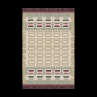 Layered Röllakan Hilma wollen vloerkleed Primrose, 200x300 cm