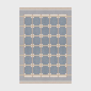 Layered Röllakan Ruth wollen vloerkleed Summer sky, 140x200 cm