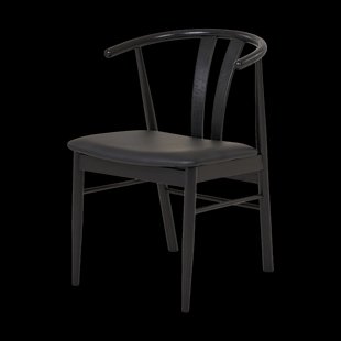 Jonna eetkamerstoel zwart - zwart onderstel