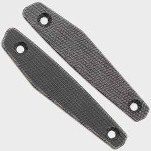 Daily Customs AK1 Inlays P10012627, Plain Black Canvas Micarta, inlay set