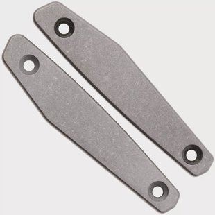 Daily Customs AK1 Inlays P10014337, Plain Titanium, inlay set