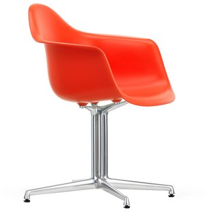 Vitra Eames RE Armchair DAL Chrome/Poppy Red