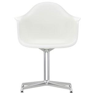Vitra Eames Plastic Armchair DAL Chrome/White