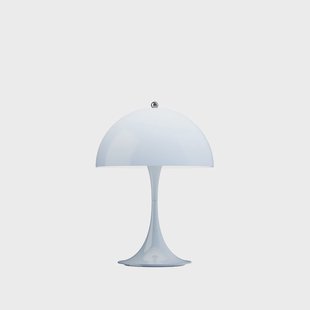 Panthella 250 PORTABLE acculamp lichtblauw Louis Poulsen - Woonkamer - Modern - Kunststof - Met lampenkap