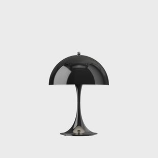 Panthella 250 PORTABLE LED-acculamp zwart Louis Poulsen - Woonkamer - Modern - Kunststof - Met lampenkap