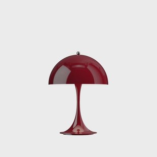 Panthella 250 PORTABLE acculamp donkerrood Louis Poulsen - Woonkamer - Modern - Kunststof - Met lampenkap