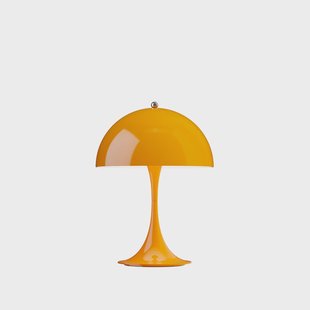 Panthella 250 PORTABLE LED-acculamp oranje Louis Poulsen - Woonkamer - Modern - Kunststof - Met lampenkap
