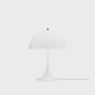 Panthella 320 tafellamp wit Ø 32 cm E14 Louis Poulsen - Woonkamer - Modern - Kunststof - Met lampenkap