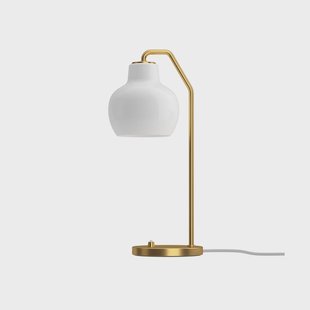 VL Ring Crown tafellamp wit/messing E14 Louis Poulsen - Woonkamer - Modern - Met lampenkap