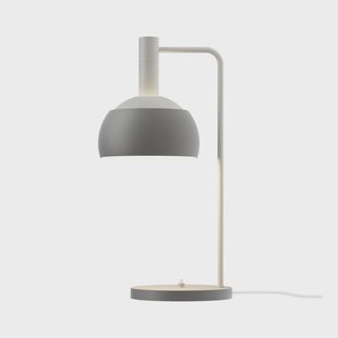 FJ Elements tafellamp grijs 45 cm Louis Poulsen - Woonkamer - Modern - Aluminium - Met lampenkap
