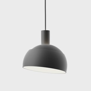 FJ Elements hanglamp zwart Ø 25 cm E27 Louis Poulsen - Woonkamer - Modern - Aluminium - Met lampenkap