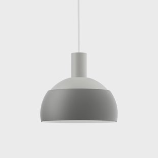 FJ Elements hanglamp grijs Ø 25 cm E27 Louis Poulsen - Woonkamer - Modern - Aluminium - Met lampenkap