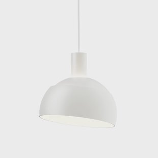 FJ Elements hanglamp wit Ø 25 cm E27 Louis Poulsen - Woonkamer - Modern - Aluminium - Met lampenkap