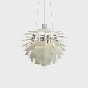 PH Artichoke hanglamp groen/chroom 48 cm Louis Poulsen - Woonkamer - Modern - Metaal - 1 lamp