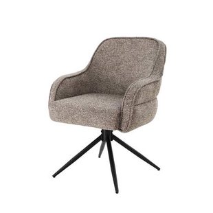 DS4U Loisa armstoel terugdraai - taupe