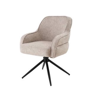 DS4U Loisa armstoel terugdraai - champagne