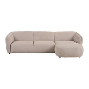 by fonQ Soft Hoekbank met Chaise Longue Rechts - Bouclé - Greige