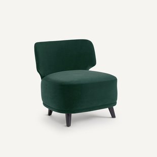 Fauteuil XL fluweel Odalie, design E. Gallina
