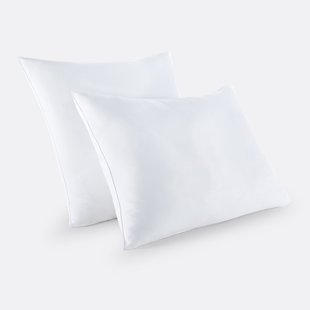 Set van 2 stevige anti-huisstofmijt kussens van microvezel