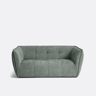 2-zitsbank in gekruist geweven chenille, SIMONE