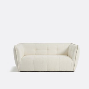 2-zitsbank in gekruist geweven chenille, SIMONE