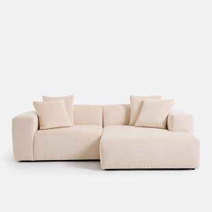 Rechter hoekbank, ribfluweel, Liora