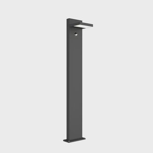 Silvan LED-tuinlamp H100 met sensor, grafiet Lucande - Terras - Modern - Aluminium - 1 lamp