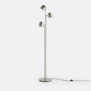 Buigzame  leeslamp in satijnnikkel, Marlo