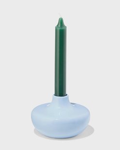 HEMA Kandelaar 10.8x7.5cm keramiek blauw (blauw)