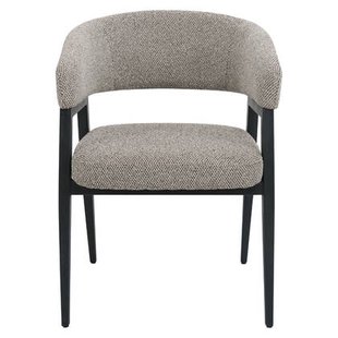 DÉJA Living - Eetkamerstoel Taupe|Zwart - Fureso - Set van 2