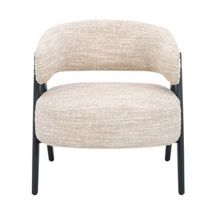 DÉJA Living - Fauteuil Beige|Zwart - 67x64x72cm - Fly