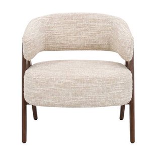 DÉJA Living - Fauteuil Beige|Walnoot - 67x64x72cm - Fly
