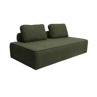 sweeek - Fauteuil in boucléstof 2 zitplaatsen