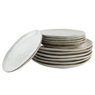 OTIX Serviesset 12-delig Bordenset 6-persoons Ontbijtborden Dinerbo...